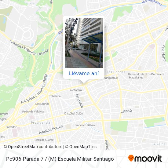 Mapa de Pc906-Parada 7 / (M) Escuela Militar