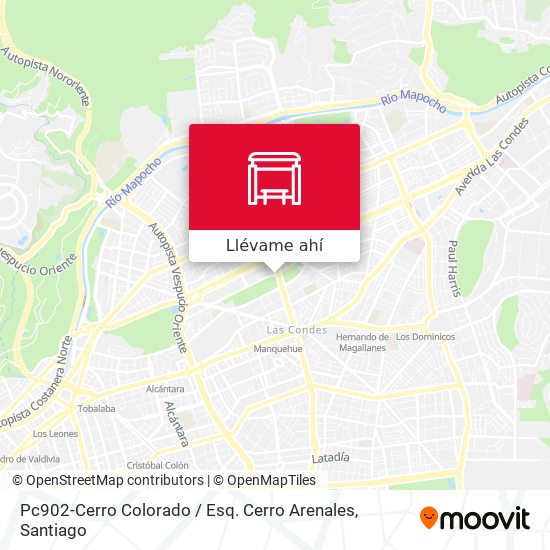 Mapa de Pc902-Cerro Colorado / Esq. Cerro Arenales
