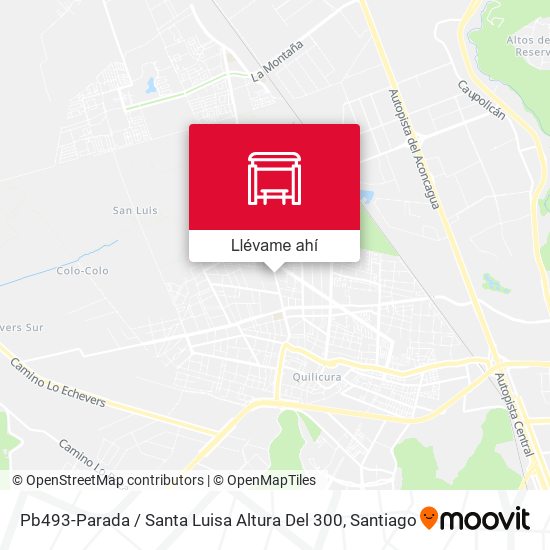 Mapa de Pb493-Parada / Santa Luisa Altura Del 300