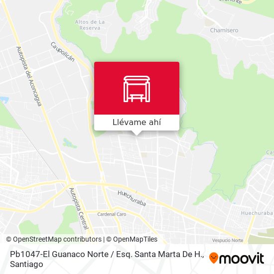 Mapa de Pb1047-El Guanaco Norte / Esq. Santa Marta De H.