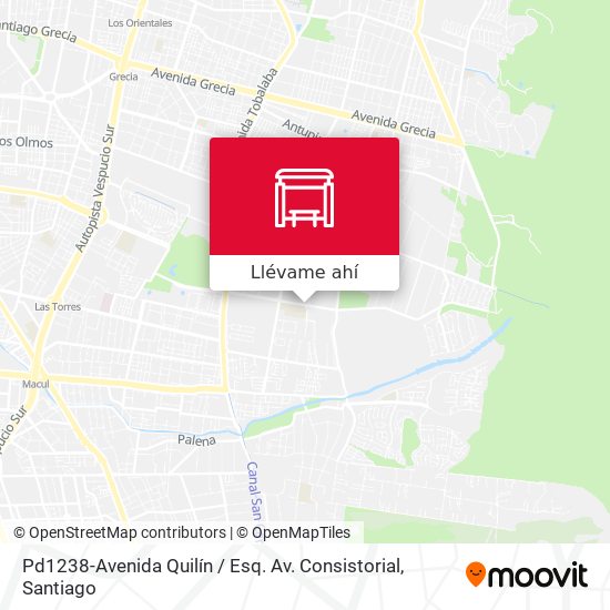 Mapa de Pd1238-Avenida Quilín / Esq. Av. Consistorial