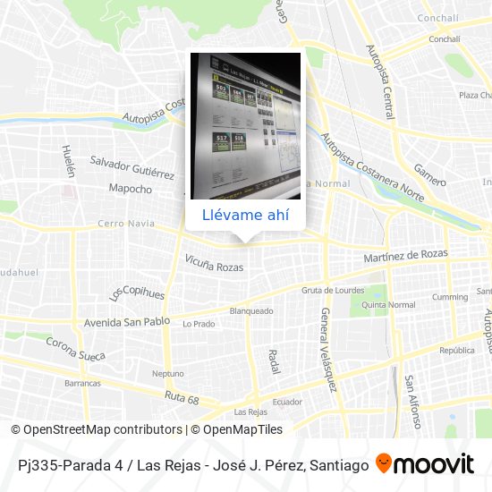 Mapa de Pj335-Parada 4 / Las Rejas - José J. Pérez