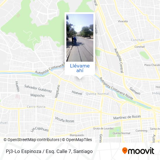 Mapa de Pj3-Lo Espinoza / Esq. Calle 7