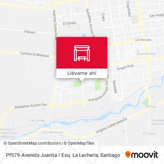 Mapa de Pf579-Avenida Juanita / Esq. La Lechería