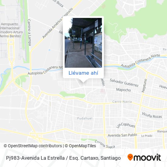 Mapa de Pj983-Avenida La Estrella / Esq. Cartaxo