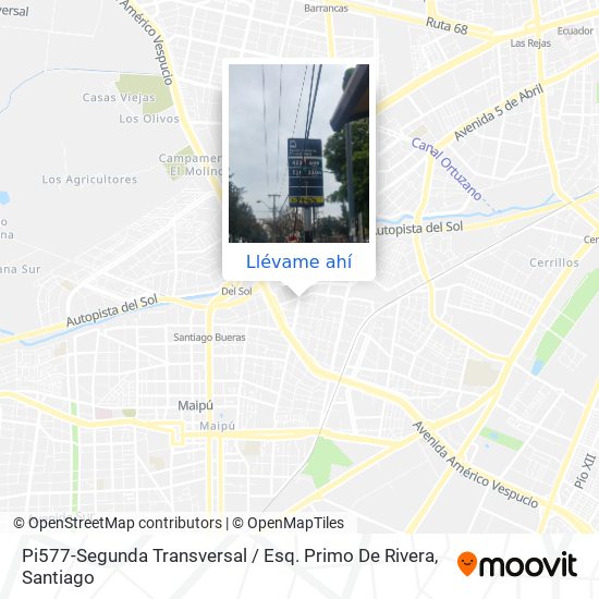 Mapa de Pi577-Segunda Transversal / Esq. Primo De Rivera