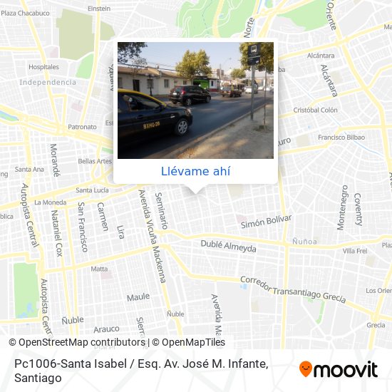 Mapa de Pc1006-Santa Isabel / Esq. Av. José M. Infante
