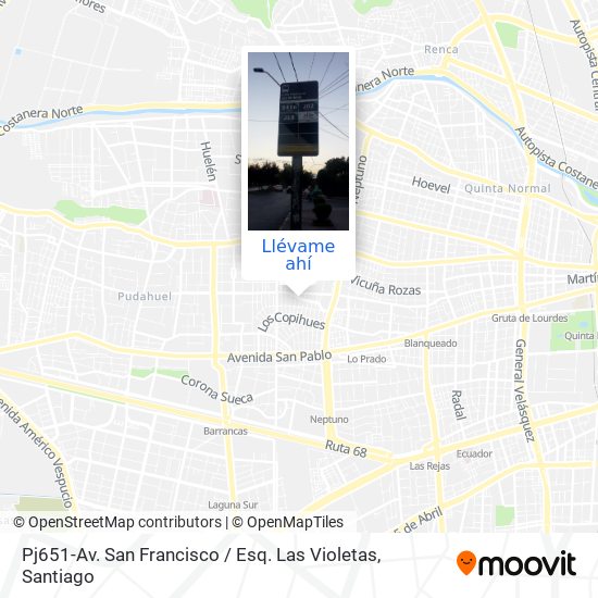 Mapa de Pj651-Av. San Francisco / Esq. Las Violetas