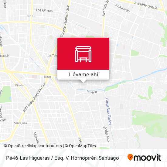 Mapa de Pe46-Las Higueras / Esq. V. Hornopirén