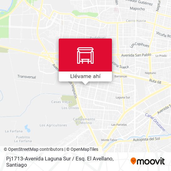 Mapa de Pj1713-Avenida Laguna Sur / Esq. El Avellano
