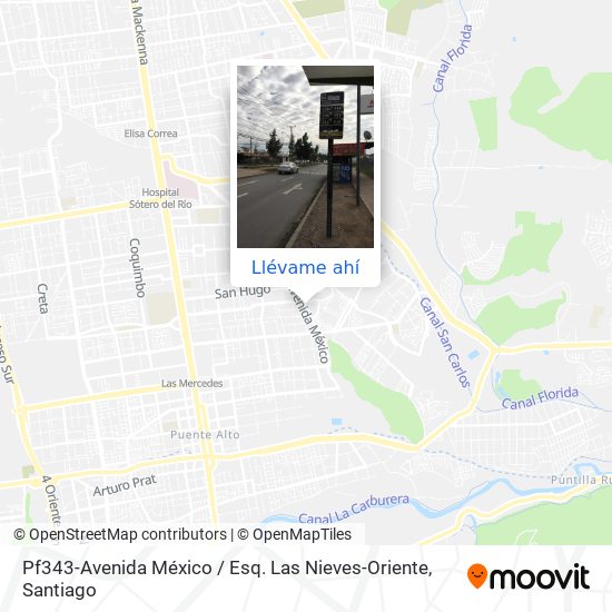Mapa de Pf343-Avenida México / Esq. Las Nieves-Oriente