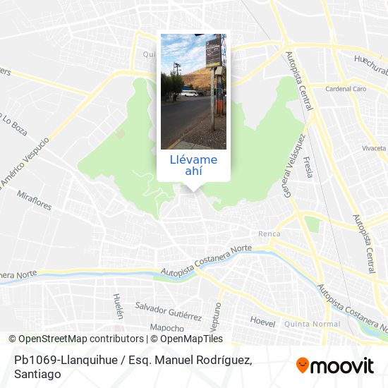 Mapa de Pb1069-Llanquihue / Esq. Manuel Rodríguez