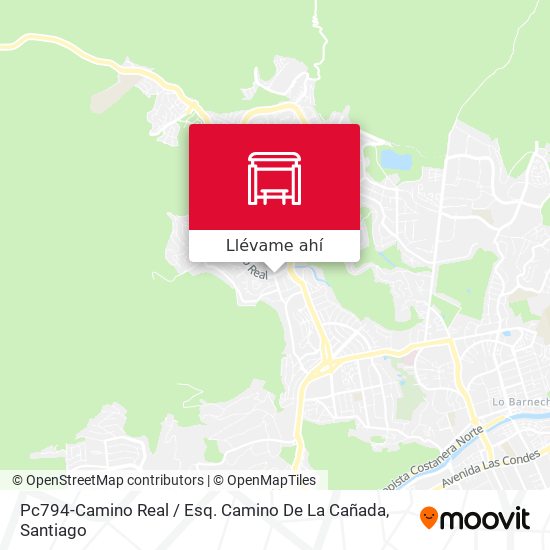 Mapa de Pc794-Camino Real / Esq. Camino De La Cañada
