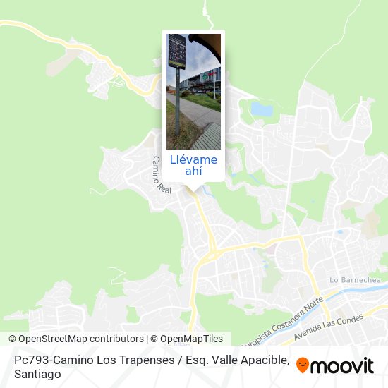 Mapa de Pc793-Camino Los Trapenses / Esq. Valle Apacible