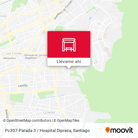 Mapa de Pc307-Parada 3 / Hospital Dipreca