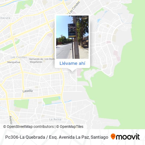 Mapa de Pc306-La Quebrada / Esq. Avenida La Paz