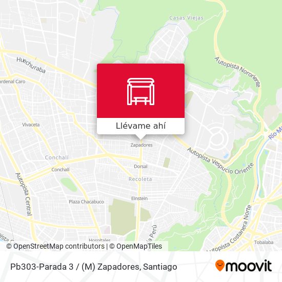 Mapa de Pb303-Parada 3 / (M) Zapadores