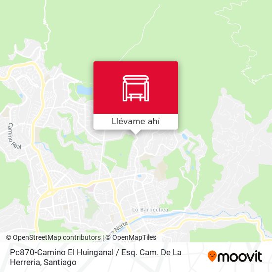 Mapa de Pc870-Camino El Huinganal / Esq. Cam. De La Herreria