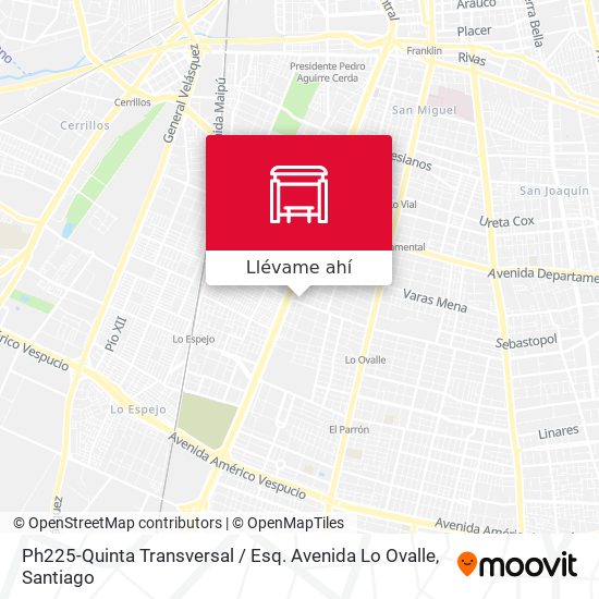 Mapa de Ph225-Quinta Transversal / Esq. Avenida Lo Ovalle