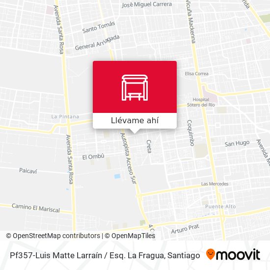 Mapa de Pf357-Luis Matte Larraín / Esq. La Fragua