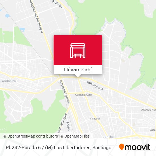 Mapa de Pb242-Parada 6 / (M) Los Libertadores