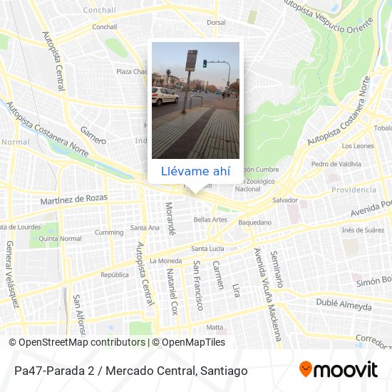 Mapa de Pa47-Parada 2 / Mercado Central