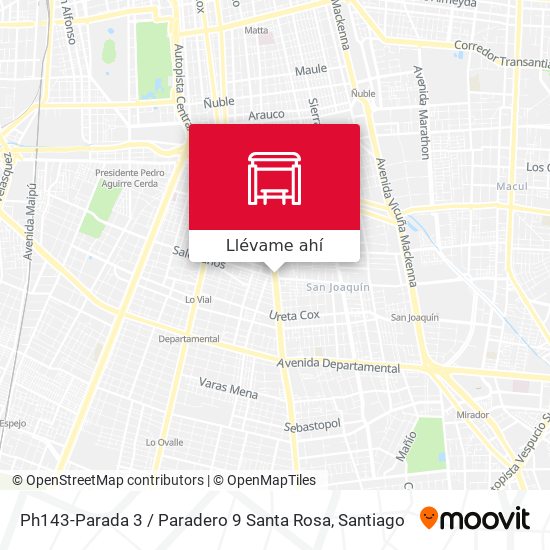 Mapa de Ph143-Parada 3 / Paradero 9 Santa Rosa