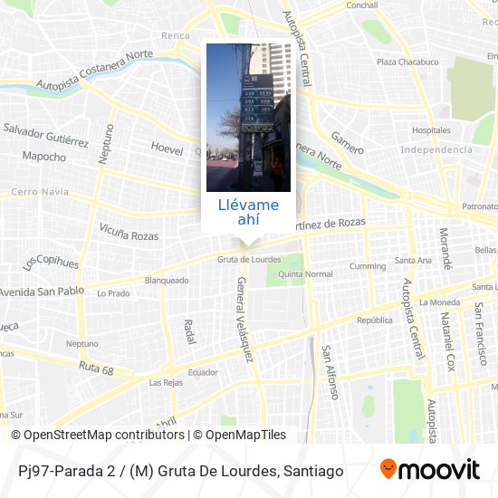 Mapa de Pj97-Parada 2 / (M) Gruta De Lourdes