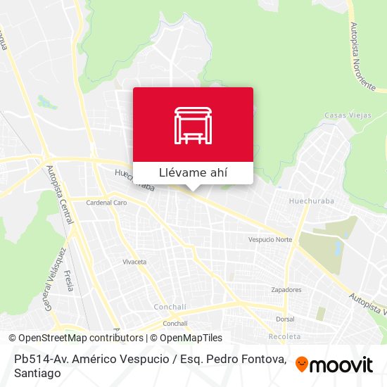 Mapa de Pb514-Av. Américo Vespucio / Esq. Pedro Fontova
