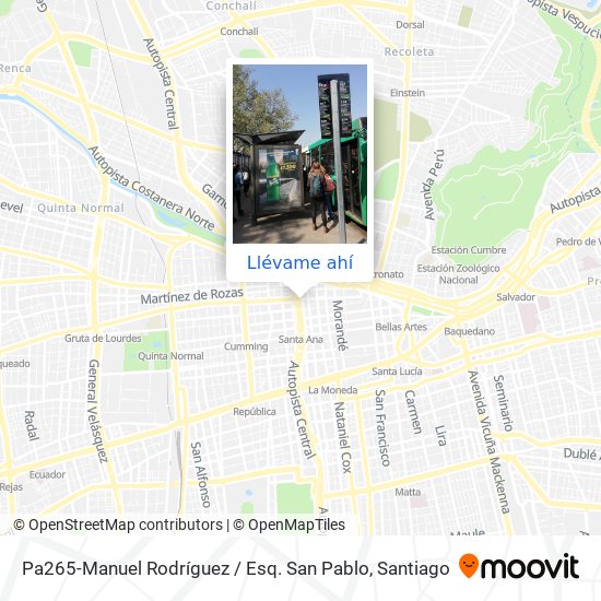Mapa de Pa265-Manuel Rodríguez / Esq. San Pablo