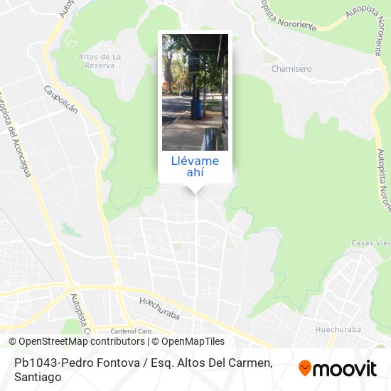 Mapa de Pb1043-Pedro Fontova / Esq. Altos Del Carmen