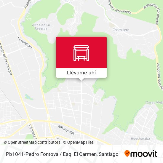 Mapa de Pb1041-Pedro Fontova / Esq. El Carmen