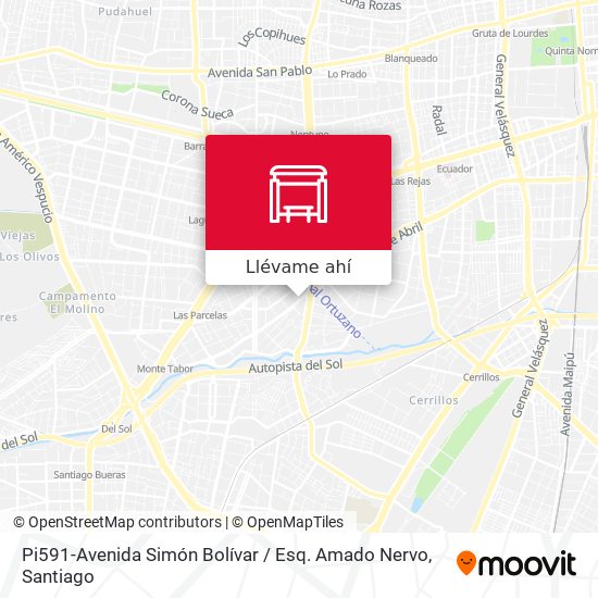Mapa de Pi591-Avenida Simón Bolívar / Esq. Amado Nervo