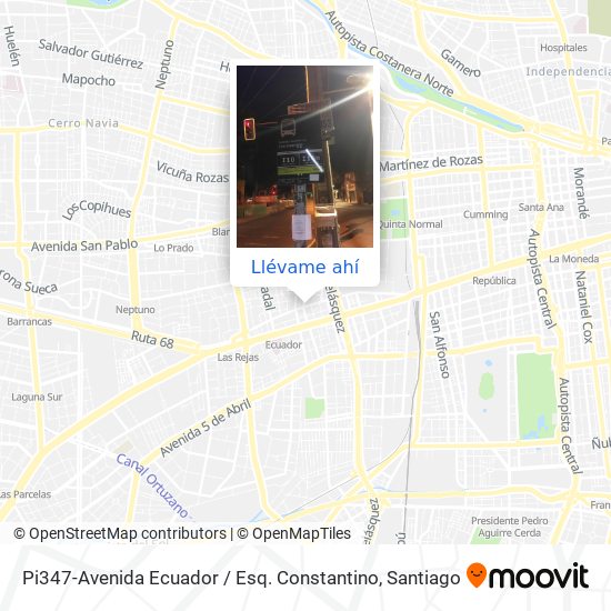 Mapa de Pi347-Avenida Ecuador / Esq. Constantino