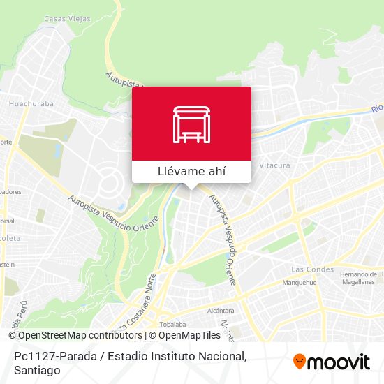 Mapa de Pc1127-Parada / Estadio Instituto Nacional