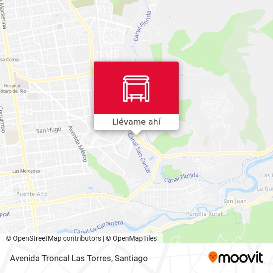Mapa de Avenida Troncal Las Torres