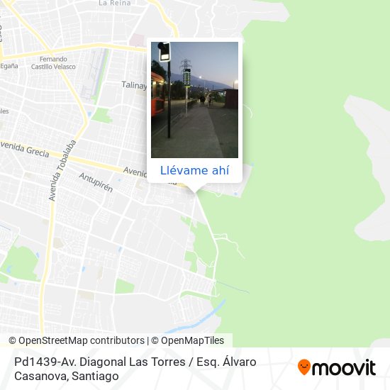 Mapa de Pd1439-Av. Diagonal Las Torres / Esq. Álvaro Casanova