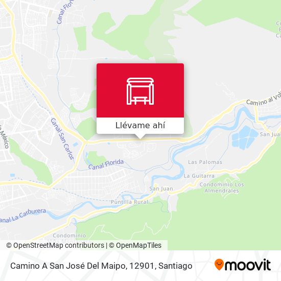 Mapa de Camino A San José Del Maipo, 12901