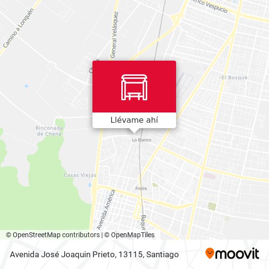 Mapa de Avenida José Joaquin Prieto, 13115
