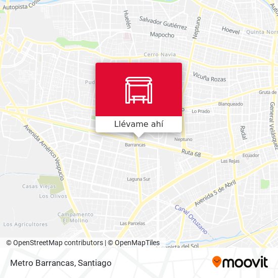 Mapa de Metro Barrancas