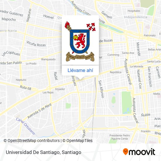 Mapa de Universidad De Santiago