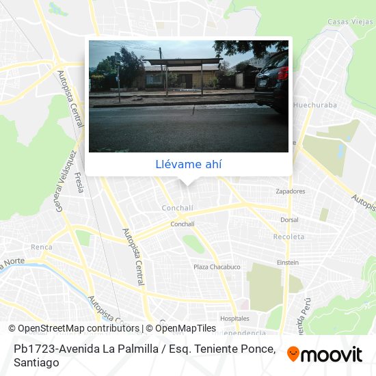 Mapa de Pb1723-Avenida La Palmilla / Esq. Teniente Ponce