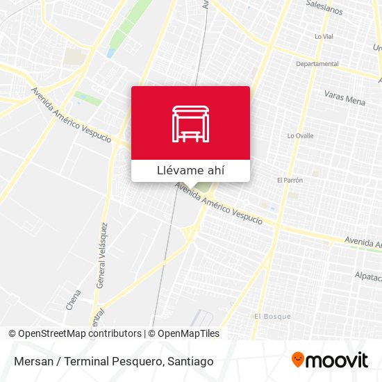 Mapa de Mersan / Terminal Pesquero