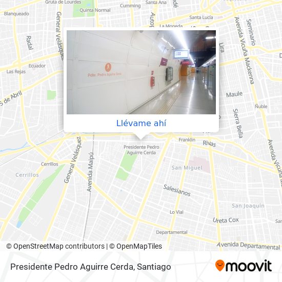 Mapa de Presidente Pedro Aguirre Cerda