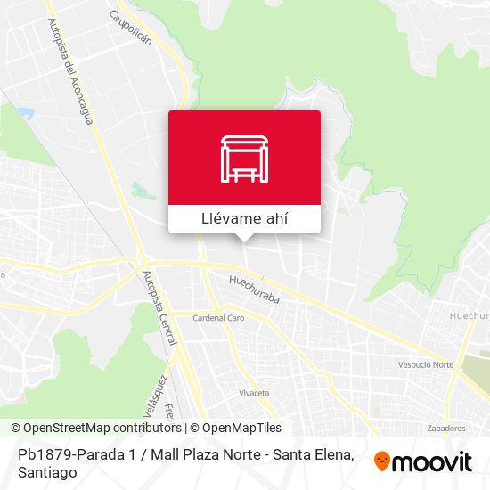 Mapa de Pb1879-Parada 1 / Mall Plaza Norte - Santa Elena