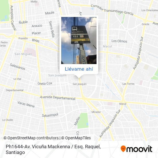 Mapa de Ph1644-Av. Vicuña Mackenna / Esq. Raquel