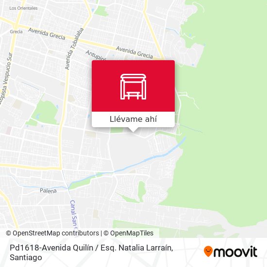 Mapa de Pd1618-Avenida Quilín / Esq. Natalia Larraín