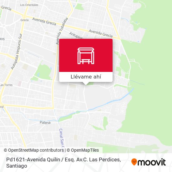 Mapa de Pd1621-Avenida Quilín / Esq. Av.C. Las Perdices