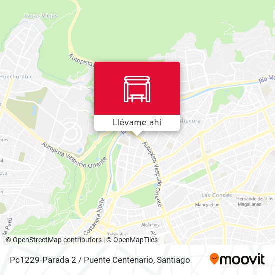 Mapa de Pc1229-Parada 2 / Puente Centenario