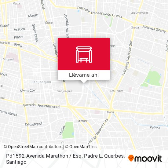 Mapa de Pd1592-Avenida Marathon / Esq. Padre L. Querbes